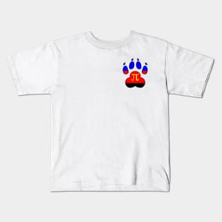 LGBTQ+ Paw Print Flags Kids T-Shirt